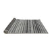 Sideview of Abstract Gray Modern Rug, abs2298gry