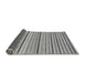 Sideview of Abstract Gray Modern Rug, abs2299gry