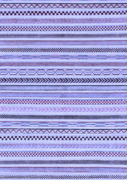Abstract Blue Modern Rug, abs2299blu