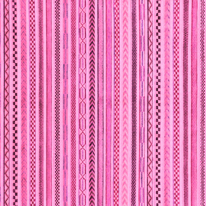 Square Machine Washable Abstract Pink Modern Rug, wshabs2299pnk