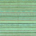 Square Abstract Light Blue Modern Rug, abs2299lblu