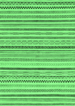 Abstract Emerald Green Modern Rug, abs2299emgrn