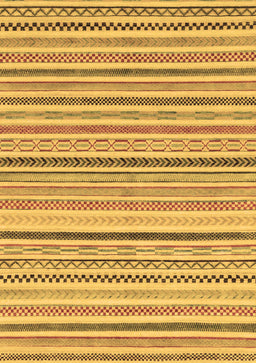Abstract Brown Modern Rug, abs2299brn