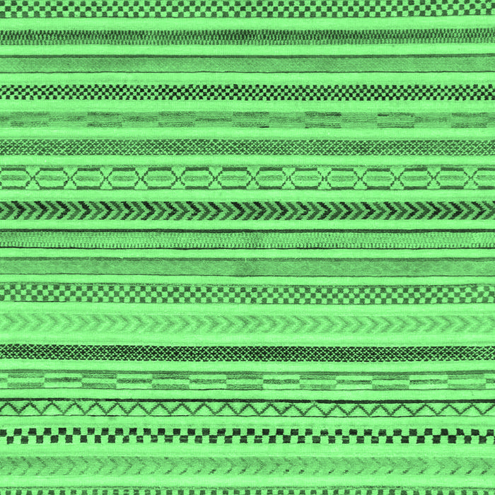 Machine Washable Abstract Emerald Green Modern Area Rugs, wshabs2299emgrn