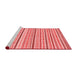 Modern Red Washable Rugs