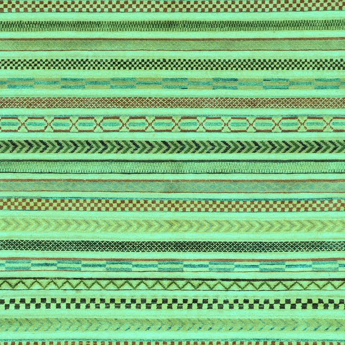 Machine Washable Abstract Turquoise Modern Area Rugs, wshabs2299turq