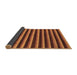 Sideview of Abstract Brown Modern Rug, abs229brn