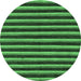 Round Abstract Emerald Green Modern Rug, abs229emgrn