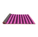 Sideview of Abstract Purple Modern Rug, abs229pur