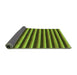 Sideview of Abstract Green Modern Rug, abs229grn