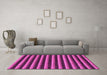 Machine Washable Abstract Purple Modern Area Rugs in a Living Room, wshabs229pur