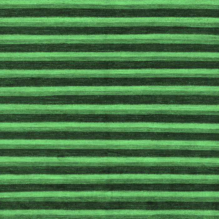 Square Abstract Emerald Green Modern Rug, abs229emgrn
