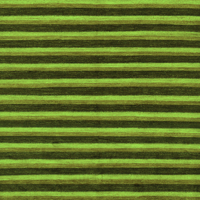 Square Machine Washable Abstract Green Modern Area Rugs, wshabs229grn