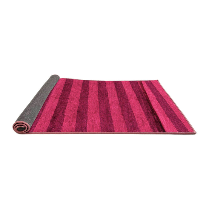 Sideview of Abstract Pink Modern Rug, abs22pnk
