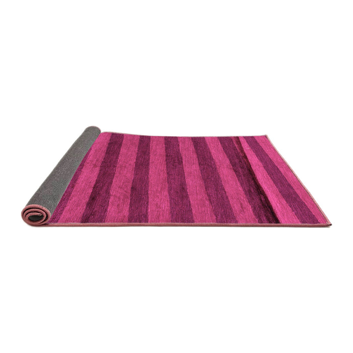 Sideview of Abstract Purple Modern Rug, abs22pur