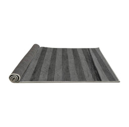 Sideview of Abstract Gray Modern Rug, abs22gry