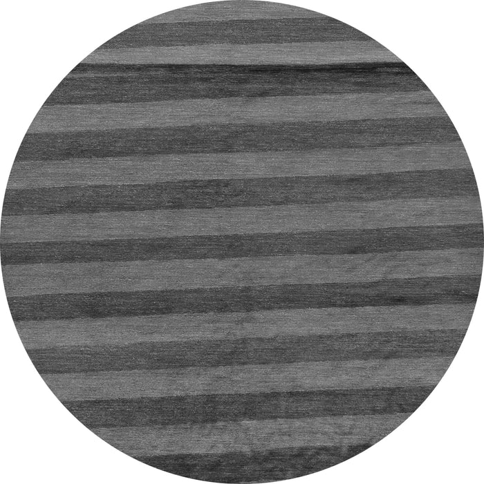 Round Abstract Gray Modern Rug, abs22gry