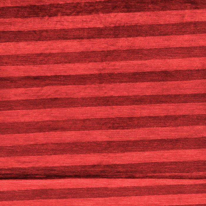 Square Machine Washable Abstract Orange Modern Area Rugs, wshabs22org