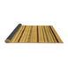 Sideview of Abstract Brown Modern Rug, abs2300brn