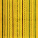 Square Machine Washable Abstract Yellow Modern Rug, wshabs2300yw