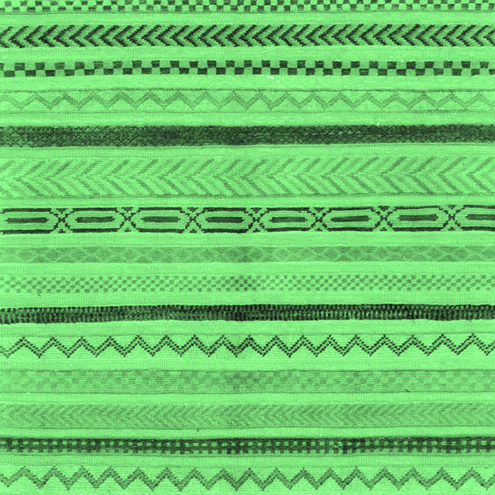 Machine Washable Abstract Emerald Green Modern Area Rugs, wshabs2300emgrn