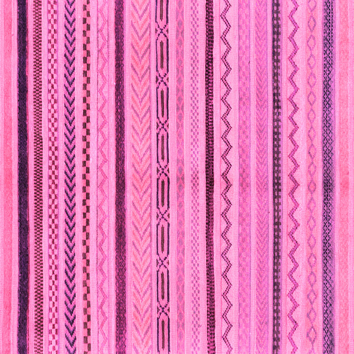 Square Machine Washable Abstract Pink Modern Rug, wshabs2300pnk