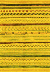 Abstract Yellow Modern Rug, abs2300yw