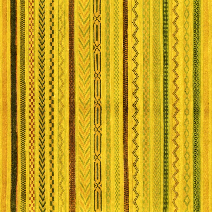 Square Abstract Yellow Modern Rug, abs2300yw