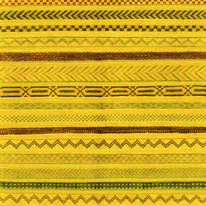 Machine Washable Abstract Yellow Modern Rug, wshabs2300yw