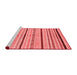 Modern Red Washable Rugs