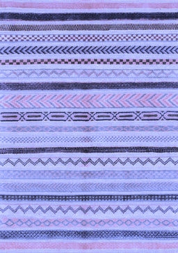 Abstract Blue Modern Rug, abs2300blu