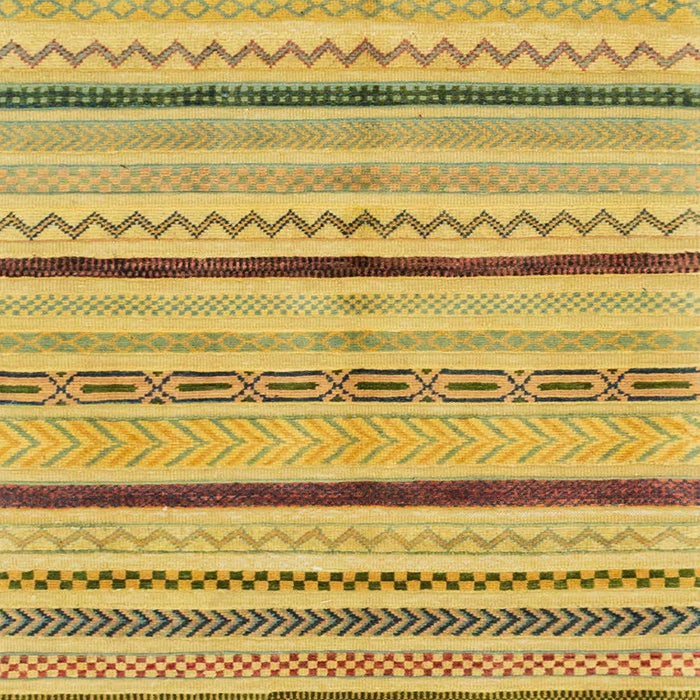 Machine Washable Abstract Dark Golden Brown Rug, wshabs2300