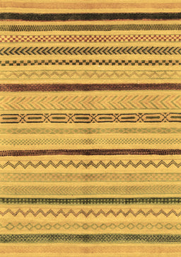 Abstract Brown Modern Rug, abs2300brn