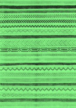Abstract Emerald Green Modern Rug, abs2300emgrn