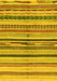 Abstract Yellow Modern Rug, abs2301yw