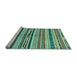 Sideview of Machine Washable Abstract Light Blue Modern Rug, wshabs2301lblu