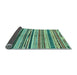 Sideview of Abstract Light Blue Modern Rug, abs2301lblu