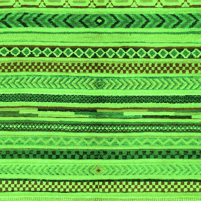 Abstract Green Modern Rug, abs2301grn