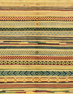 Abstract Light Brown Modern Rug, abs2301