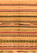 Abstract Orange Modern Rug, abs2301org