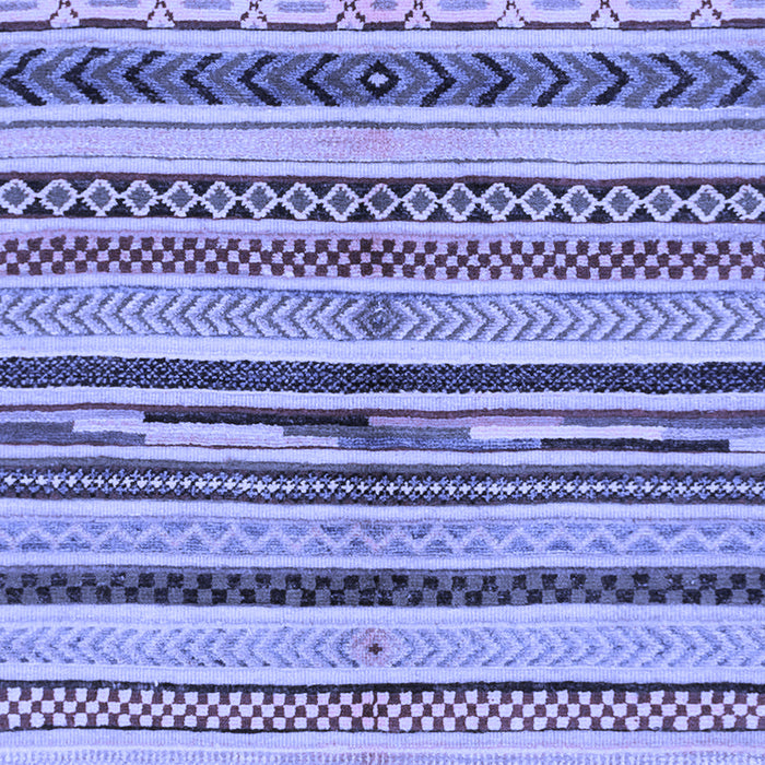 Abstract Blue Modern Rug, abs2301blu