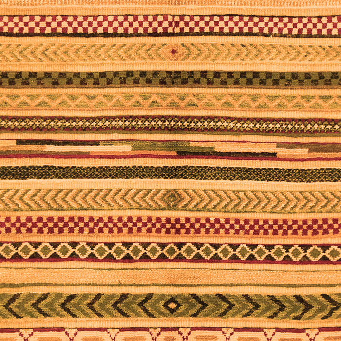 Machine Washable Abstract Orange Modern Area Rugs, wshabs2301org