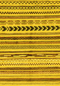 Abstract Yellow Modern Rug, abs2302yw