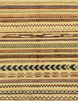 Abstract Light Brown Modern Rug, abs2302