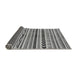 Sideview of Abstract Gray Modern Rug, abs2302gry