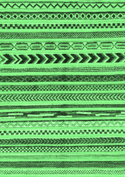 Abstract Emerald Green Modern Rug, abs2302emgrn