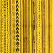 Square Abstract Yellow Modern Rug, abs2302yw