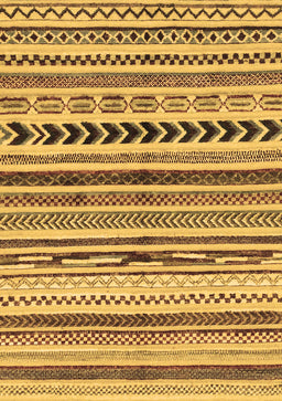 Abstract Brown Modern Rug, abs2302brn