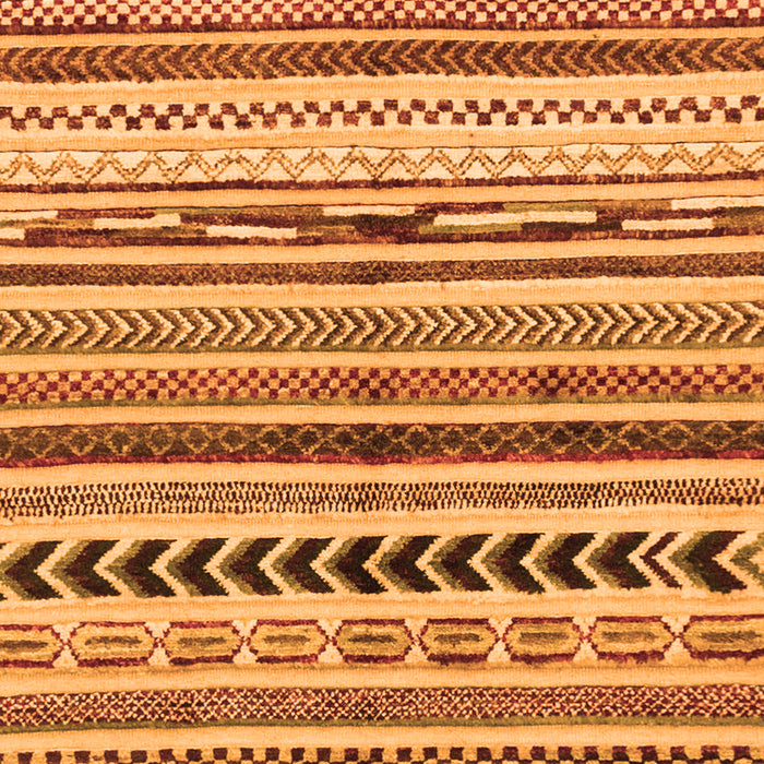 Machine Washable Abstract Orange Modern Area Rugs, wshabs2302org