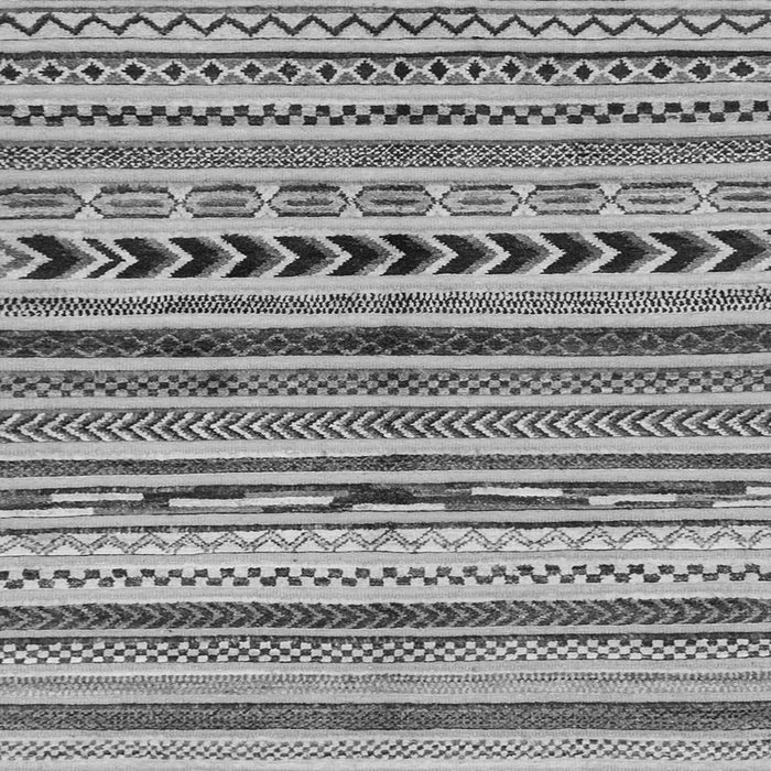 Square Machine Washable Abstract Gray Modern Rug, wshabs2302gry